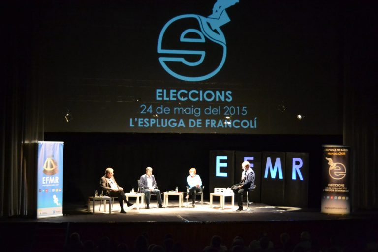 L’EFMR i Tac12 coorganitzen el debat electoral de l’Espluga el proper diumenge al Teatre del Casal