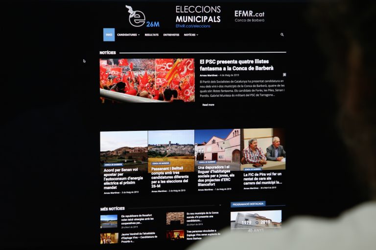 El seguiment de les eleccions municipals a la Conca, en un nou portal web