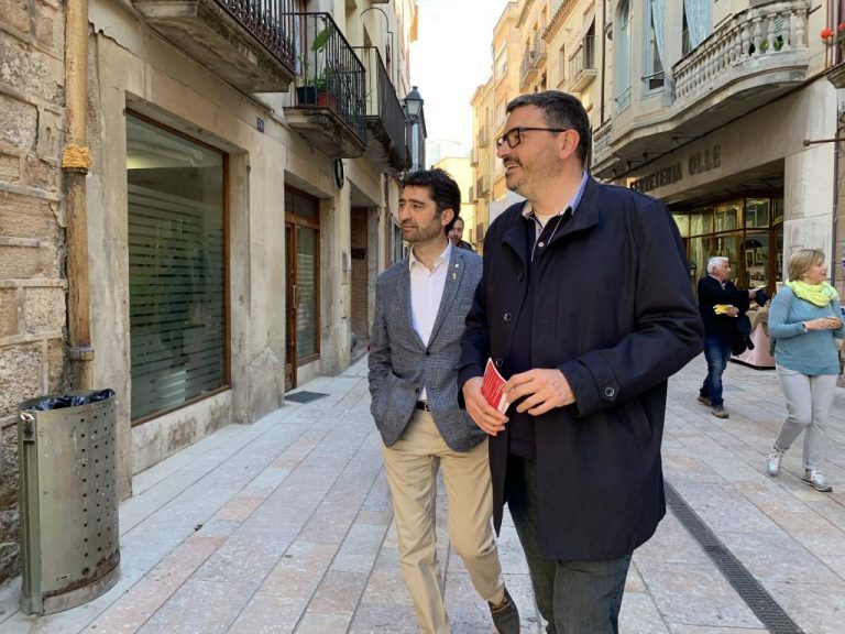 Junts per Montblanc fa campanya amb el conseller Jordi Puigneró